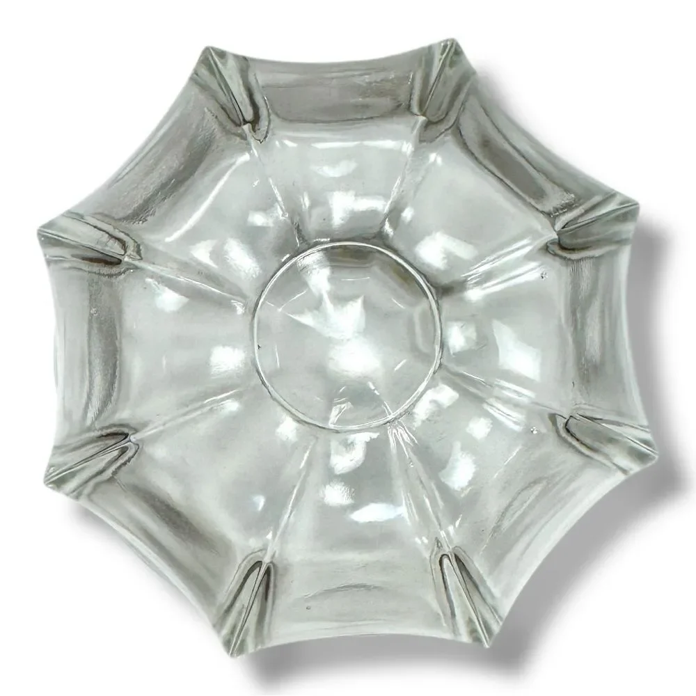 Vintage Indiana Crystal Umbrella Trinket Bowl